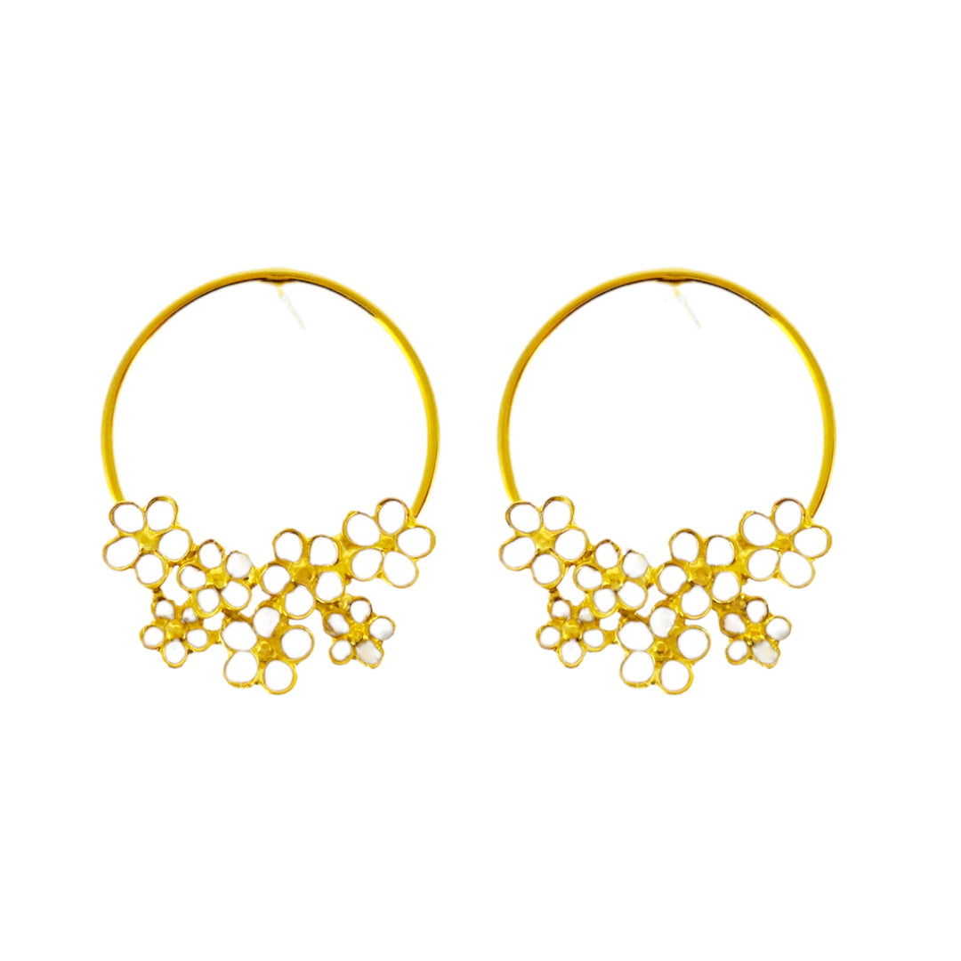 Circle Lantana Earrings